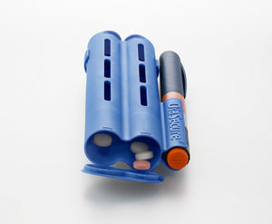 DiaSecure® Diabetic Management System (Pack of 2 - Blue/Orange). FEATURED IN THE 2020 CONSUMER GUIDE OF DIABETES FORECAST MAGAZINE (by ADA)