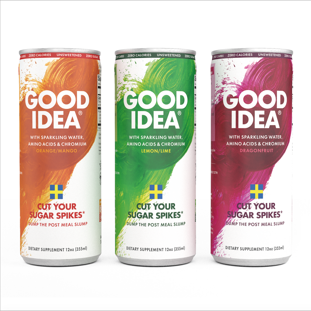SOLD OUT! Cut your sugar spikes* - Good Idea® 12 Count Sparkling Variety Pack. Now with an Introductory Offer!