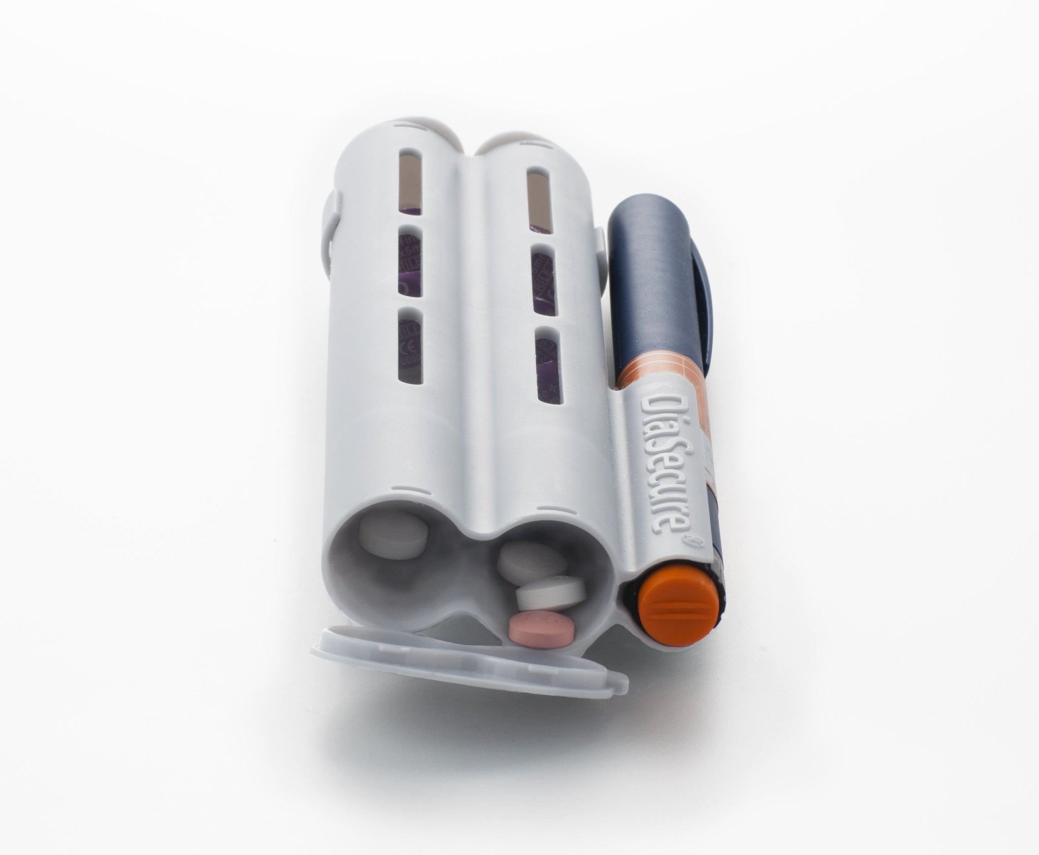 DiaSecure Diabetic Management System (Pack of 1 - Grey) - Limited Edition. FEATURED IN THE 2020 CONSUMER GUIDE OF DIABETES FORECAST MAGAZINE (by ADA)