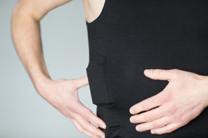InsulWear™ Tank Top Men - Clothing/Underwear for Insulin Pump Users - DESCRIBED IN THE 2018 CONSUMER GUIDE OF DIABETES FORECAST MAGAZINE (by ADA)