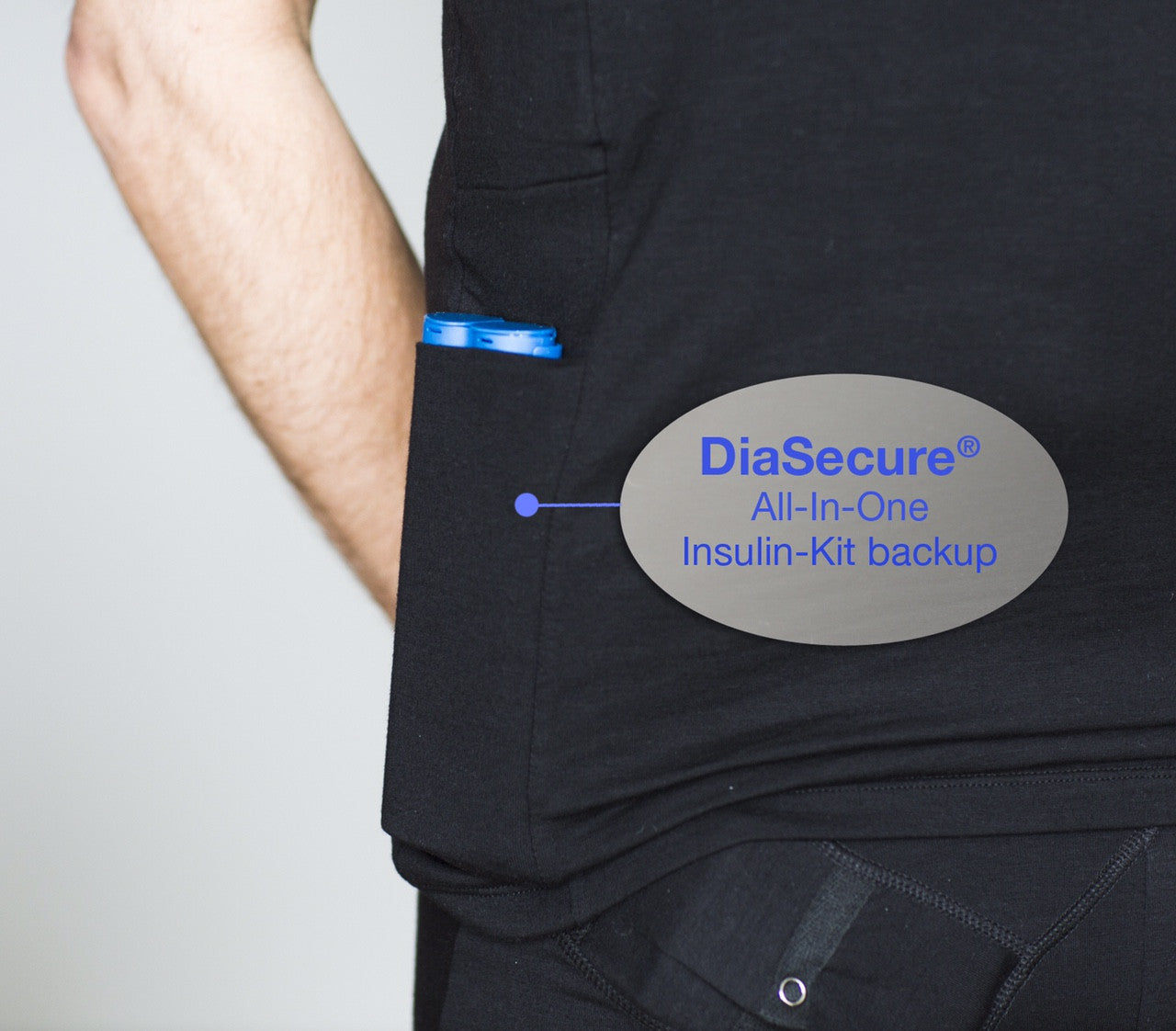 InsulWear™ Combo - Tank Top & Boxer Men - Clothing/Underwear for Insulin Pump Users - DESCRIBED IN THE 2018 CONSUMER GUIDE OF DIABETES FORECAST MAGAZINE (by ADA)