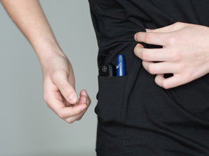 InsulWear™ Tank Top Men - Clothing/Underwear for Insulin Pump Users - DESCRIBED IN THE 2018 CONSUMER GUIDE OF DIABETES FORECAST MAGAZINE (by ADA)